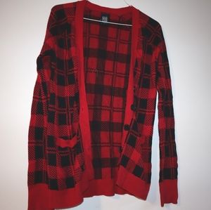 Plaid cardigan (Nollie)